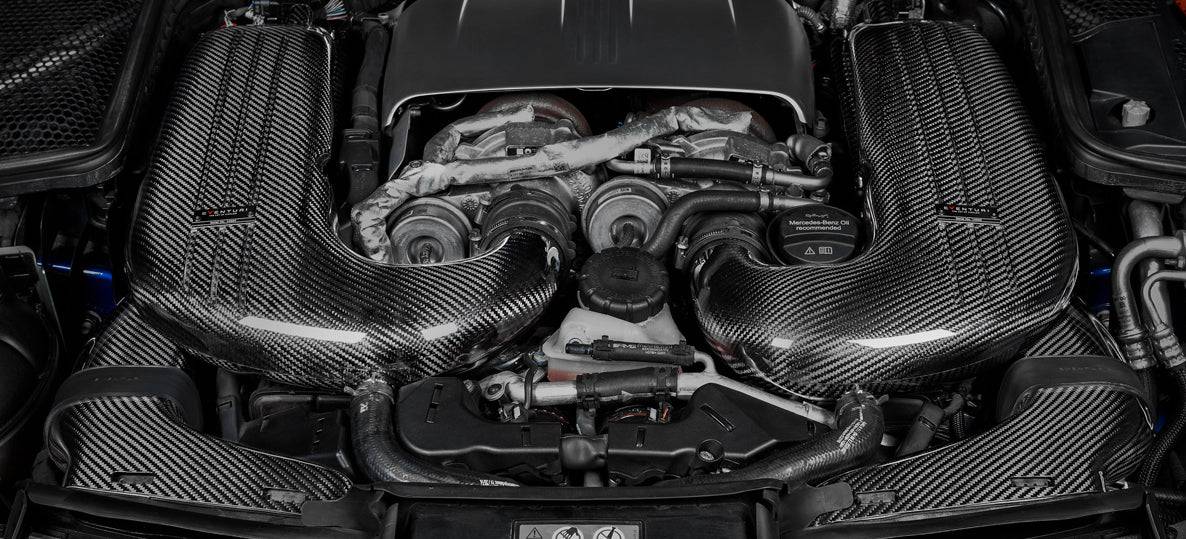 Mercedes C63 & C63S W205 C205 Eventuri Carbon Fibre Intake System - AUTOID® - Air Intakes - Eventuri