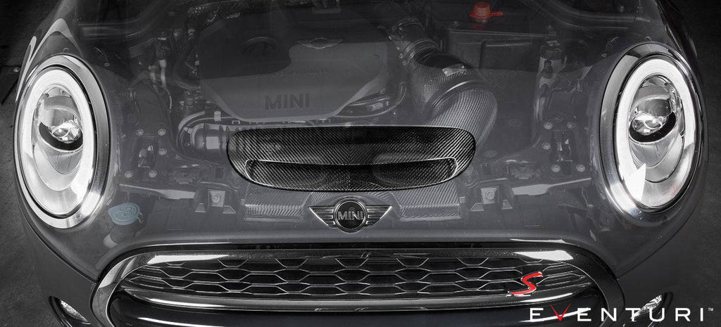 Mini Cooper & Clubman S / JCW F56 Eventuri Full Black Carbon Fibre Intake Kit - AUTOID - Air Intakes - Eventuri