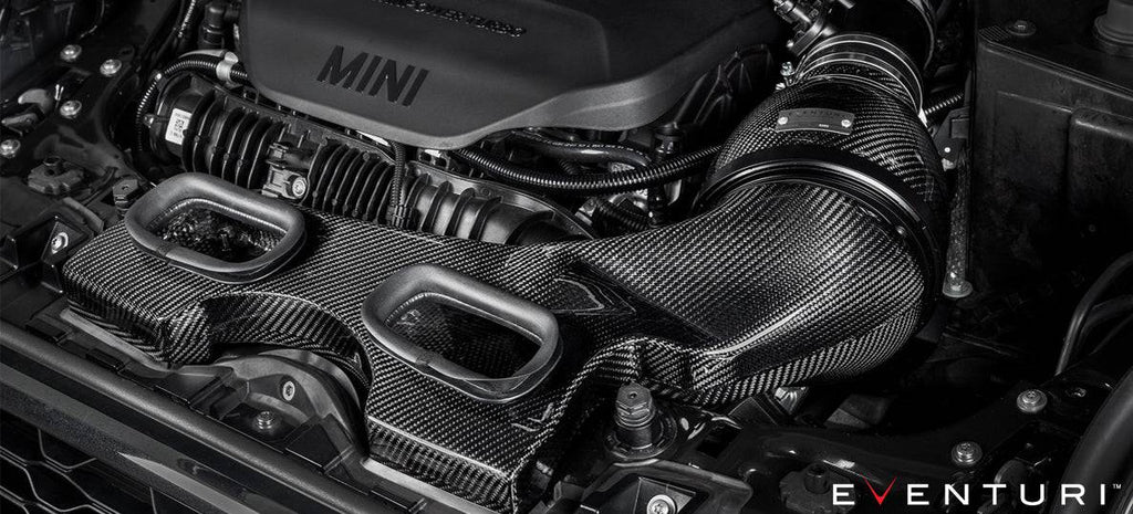 Mini Cooper & Clubman S / JCW F56 Eventuri Full Black Carbon Fibre Intake Kit - AUTOID® - Air Intakes - Eventuri