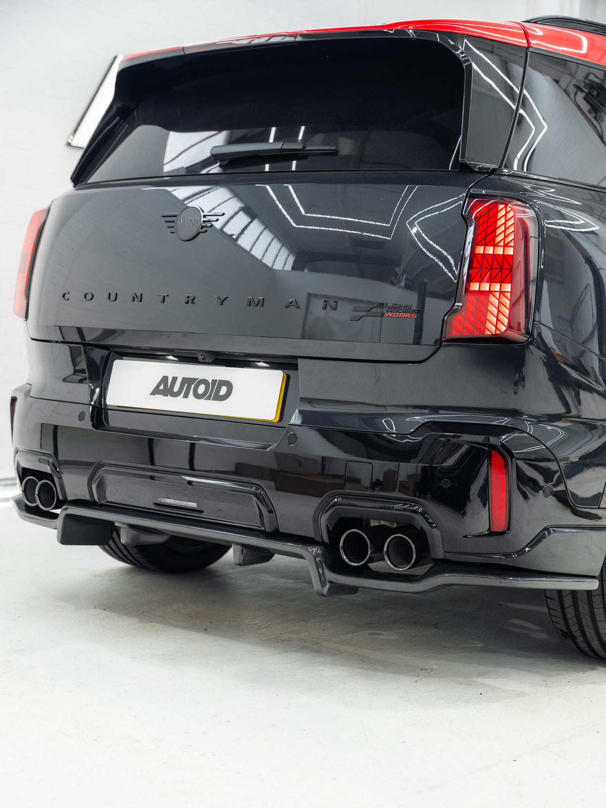 MINI Countryman JCW U25 Pre-preg Carbon Fibre Rear Diffuser by 3D Design (2024+)