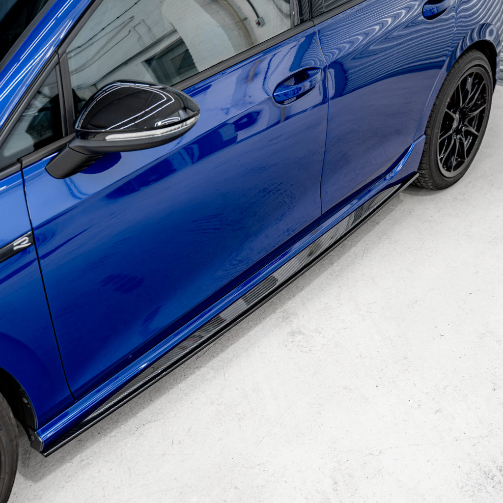 Volkswagen Golf R Mk8 Carbon Fibre ID-01 Side Skirts by FORM (2020+)
