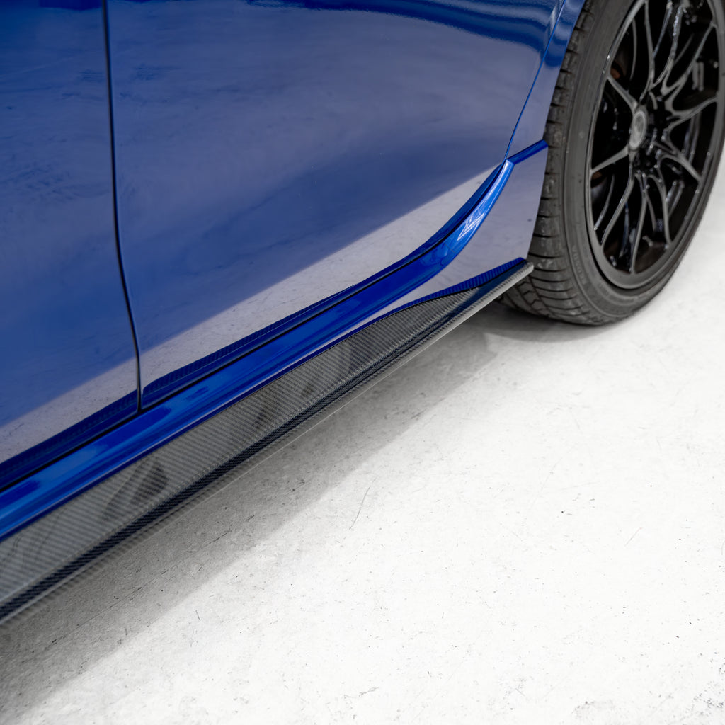 Volkswagen Golf R Mk8 Carbon Fibre ID-01 Side Skirts by FORM (2020+)