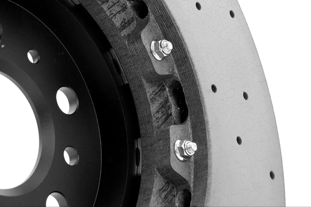 MMX Performance 2 - Piece Floating Carbon Ceramic Front Rotors – BMW G8X M2 / M3 / M4 (380x36mm) - AUTOID - Brakes & Stopping Power - MMX Performance