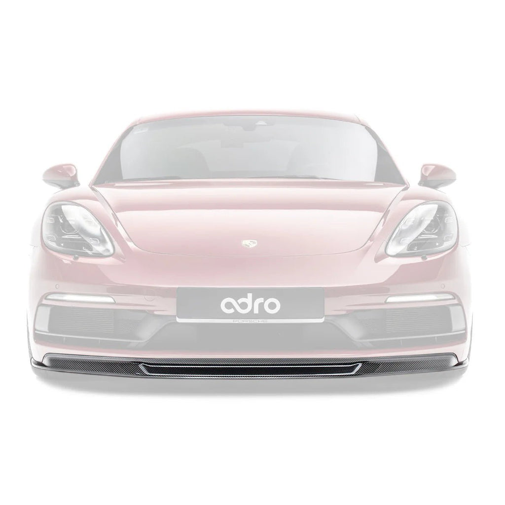 Porsche 718 Pre-Preg Carbon Fibre Front Lip by ADRO - AUTOID® - Front Lips & Splitters - Adro