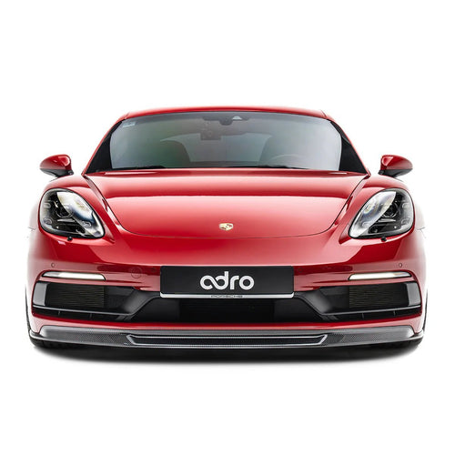 Porsche 718 Pre-Preg Carbon Fibre Front Lip by ADRO - AUTOID® - Front Lips & Splitters - Adro