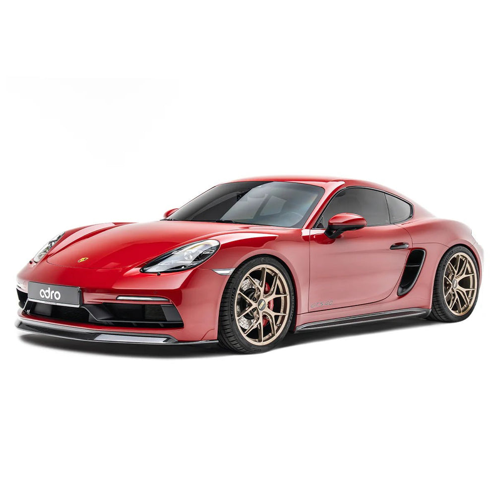 Porsche 718 Pre - Preg Carbon Fibre Front Lip by ADRO - AUTOID - Front Lips & Splitters - Adro