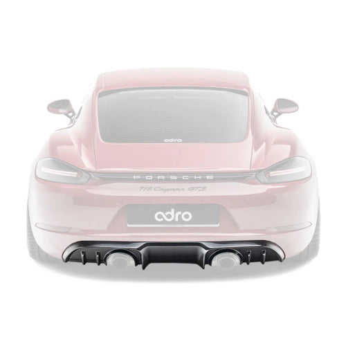 Porsche 718 Pre-Preg Carbon Fibre Rear Diffuser by ADRO - AUTOID® - Rear Diffusers - Adro