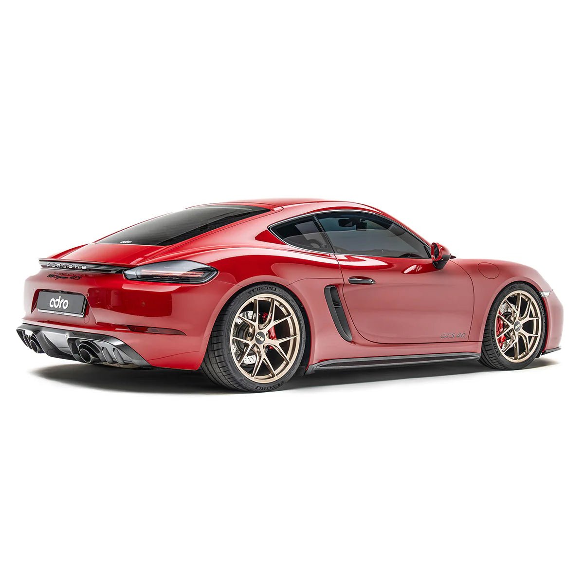 Porsche 718 Pre - Preg Carbon Fibre Side Skirts by ADRO - AUTOID - Side Skirts & Winglets - Adro