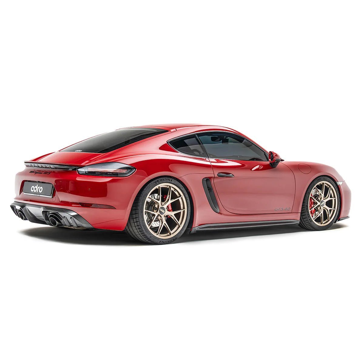 Porsche 718 Pre-Preg Carbon Fibre Side Skirts by ADRO - AUTOID® - Side Skirts & Winglets - Adro