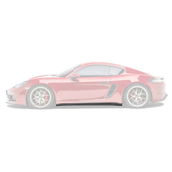 Porsche 718 Pre-Preg Carbon Fibre Side Skirts by ADRO - AUTOID® - Side Skirts & Winglets - Adro