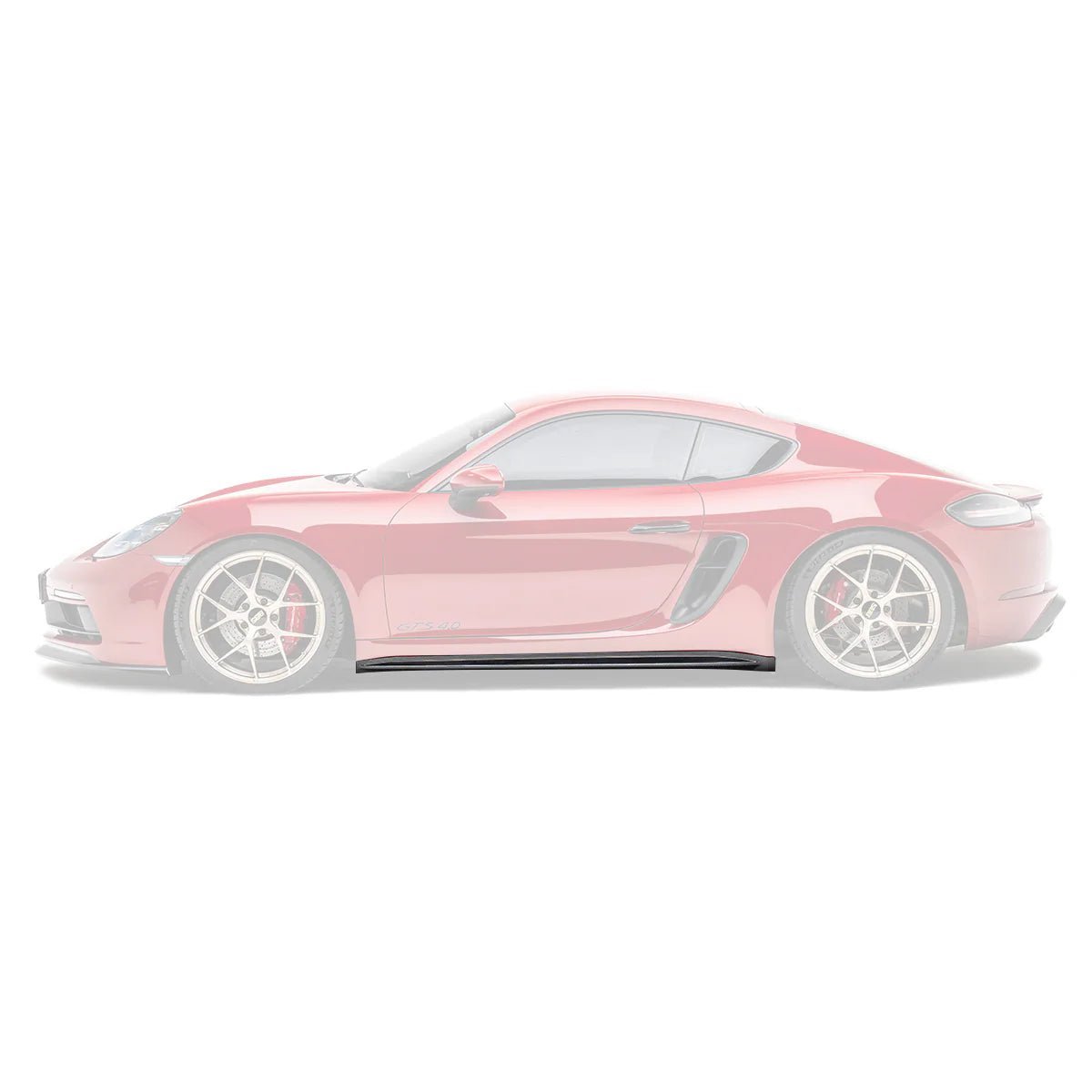 Porsche 718 Pre-Preg Carbon Fibre Side Skirts by ADRO - AUTOID® - Side Skirts & Winglets - Adro