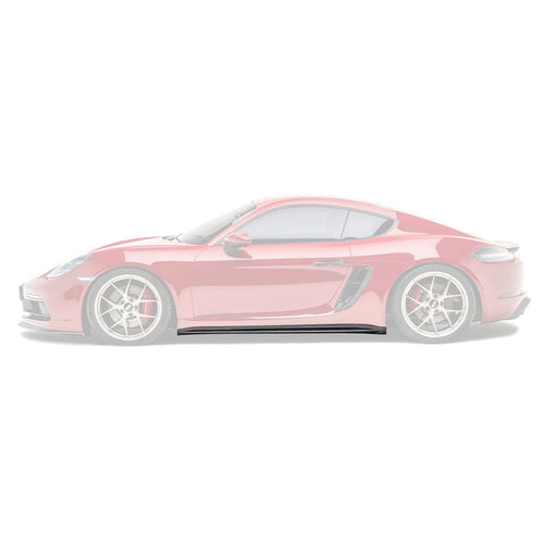 Porsche 718 Pre-Preg Carbon Fibre Side Skirts by ADRO - AUTOID® - Side Skirts & Winglets - Adro