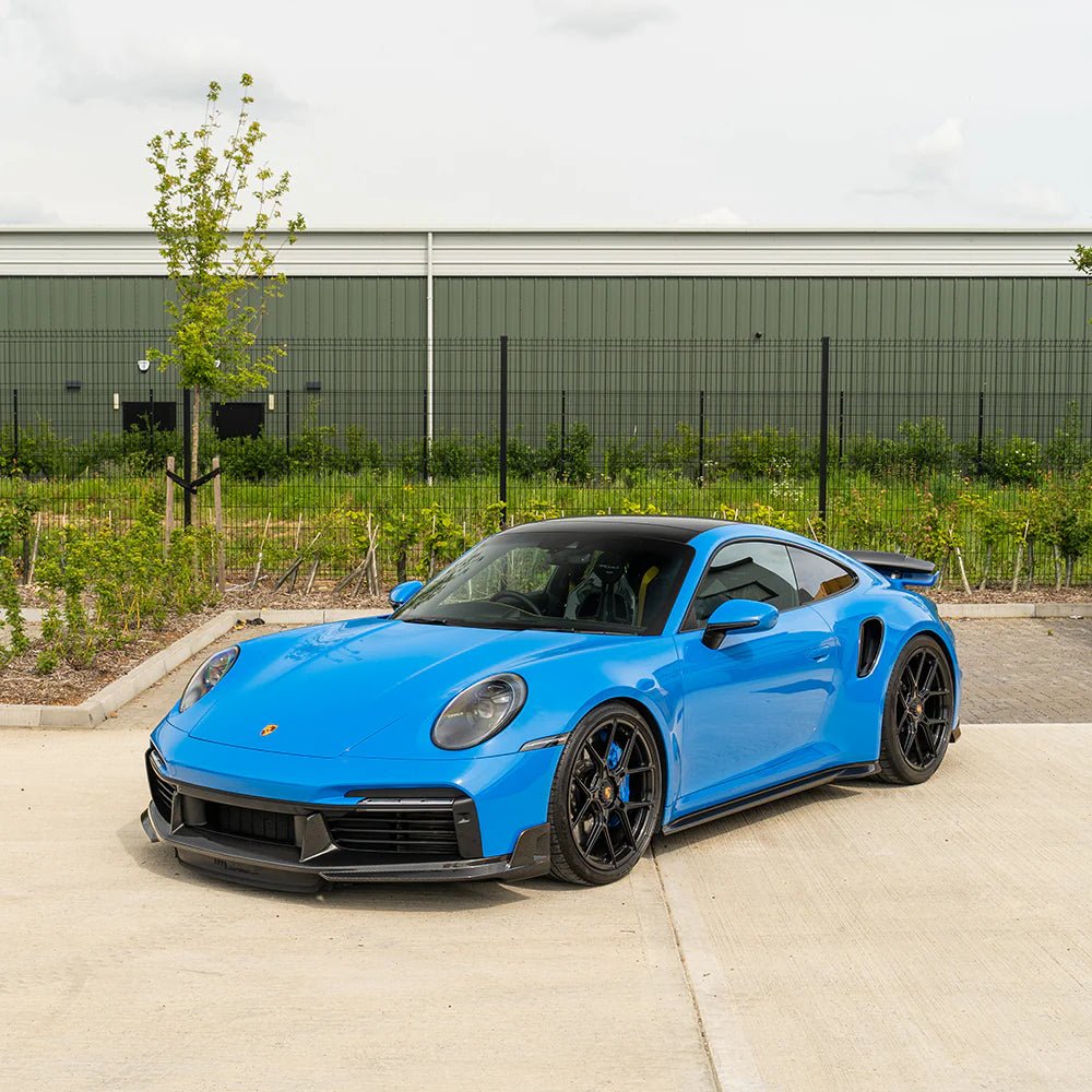 Porsche 911 (992) Turbo S Pre - Preg Carbon Fibre Front Splitter (2020+) - AUTOID - Front Lips & Splitters - CT Design