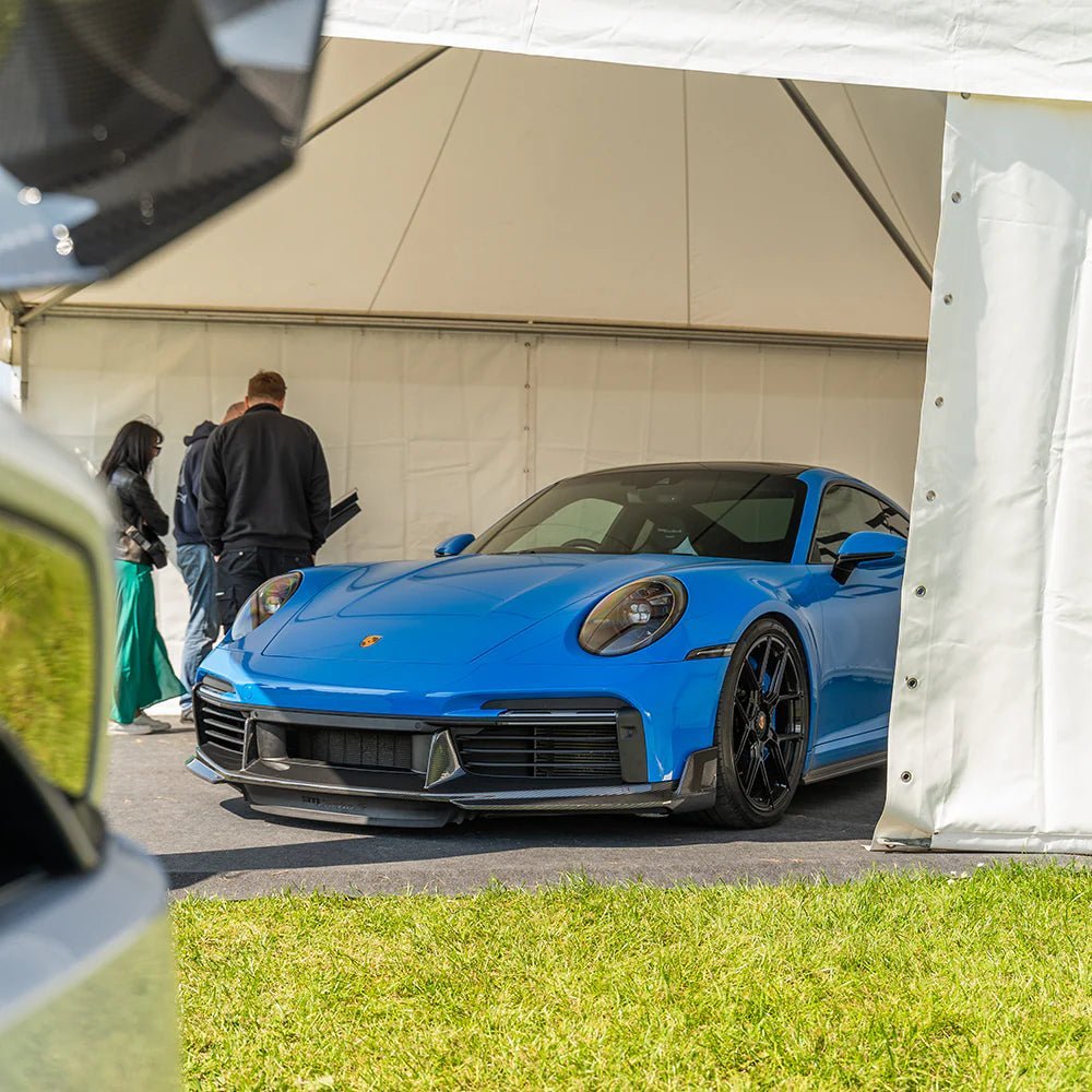 Porsche 911 (992) Turbo S Pre-Preg Carbon Fibre Front Splitter (2020+) - AUTOID® - Front Lips & Splitters - CT Design