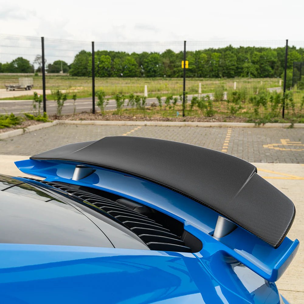 Porsche 911 (992) Turbo S Pre - Preg Carbon Fibre Rear Spoiler (2020+) - AUTOID - Rear Spoilers - CT Design