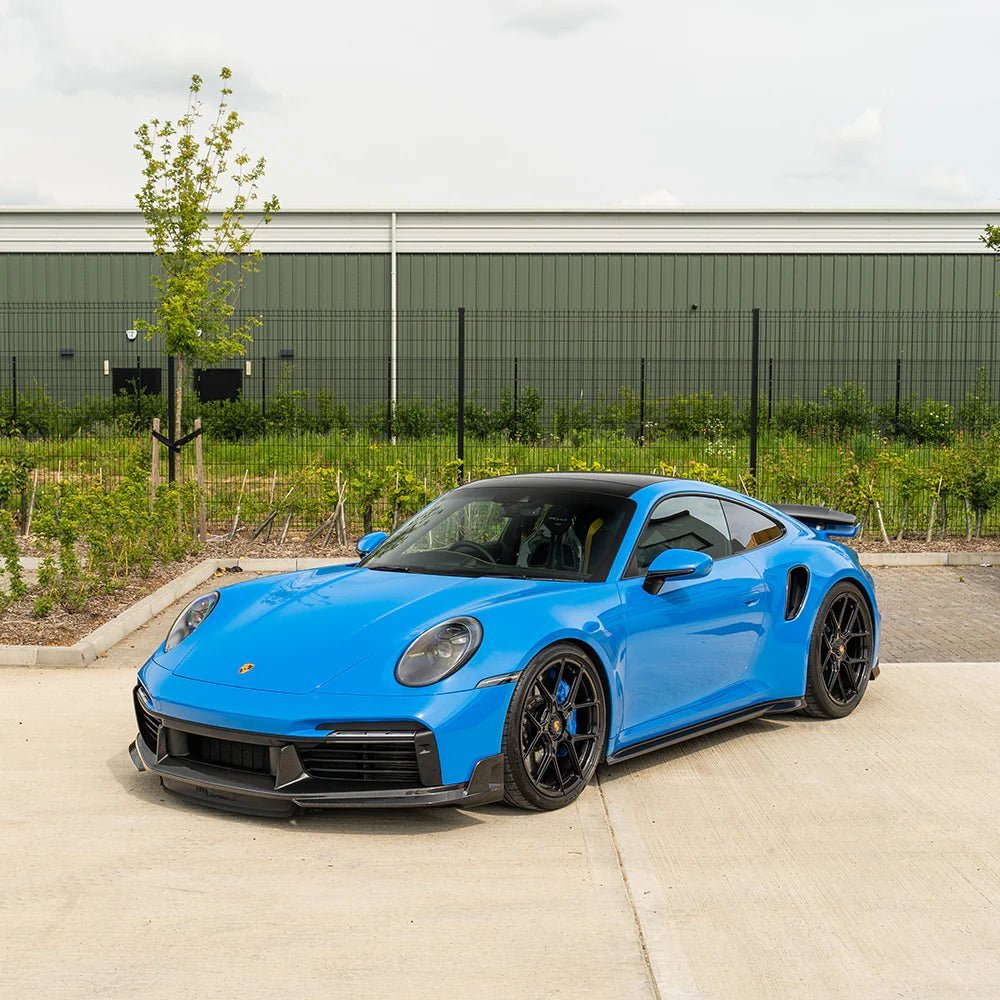 Porsche 911 (992) Turbo S Pre-Preg Carbon Fibre Side Skirts (2020+) - AUTOID® - Side Skirts & Winglets - CT Design