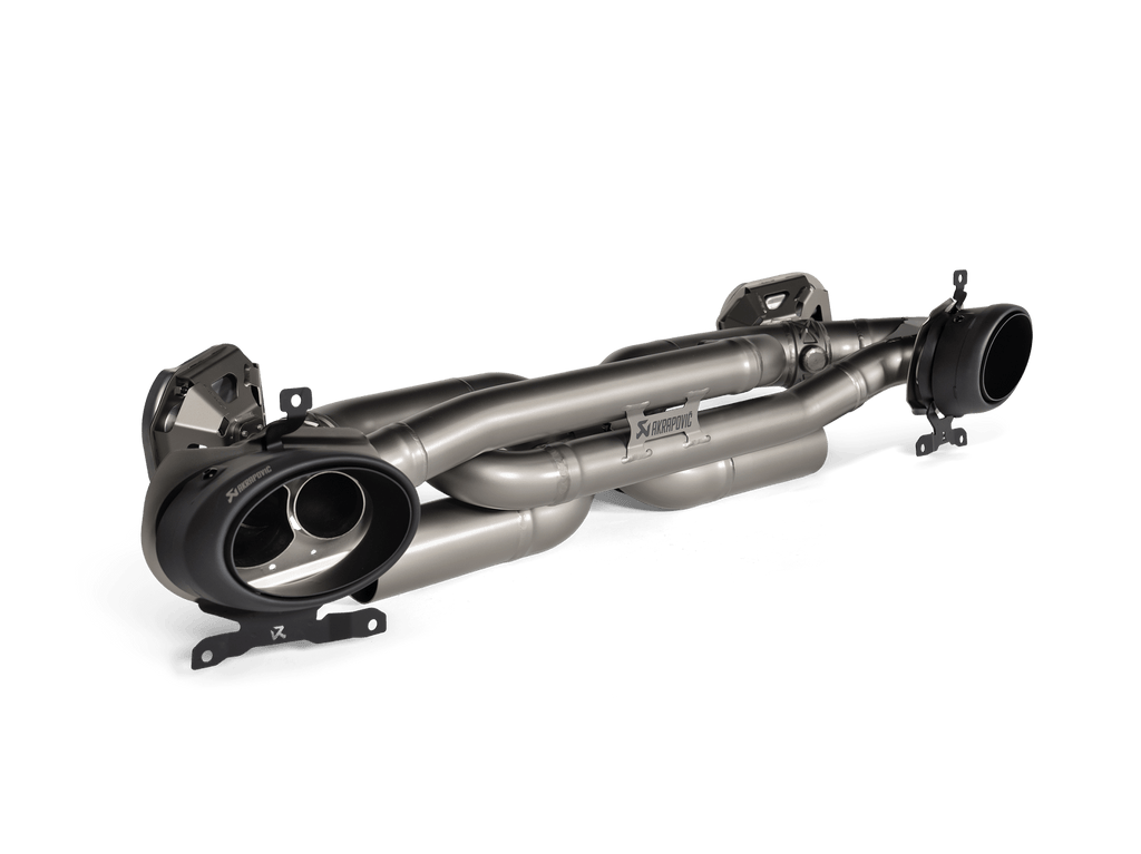 Porsche 911 Carrera, S, 4S, GTS, Cabriolet, Targa & Dakar (992) Slip-On Race Line Titanium Exhaust System by Akrapovic - AUTOID® - Exhaust System - Akrapovic