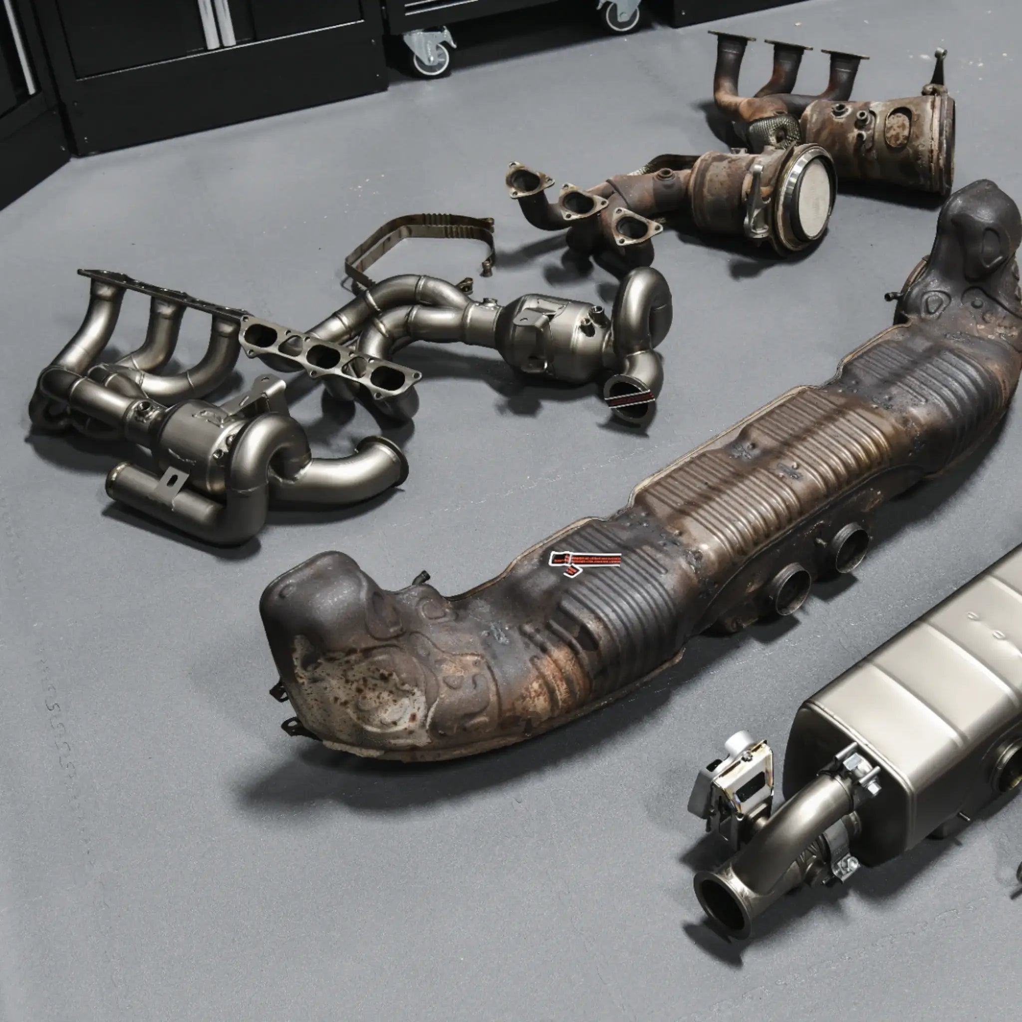 Porsche 911 GT3 / GT3 Touring 992.1 Evolution Titanium Header Set by Akrapovic - AUTOID - Exhaust System - Akrapović