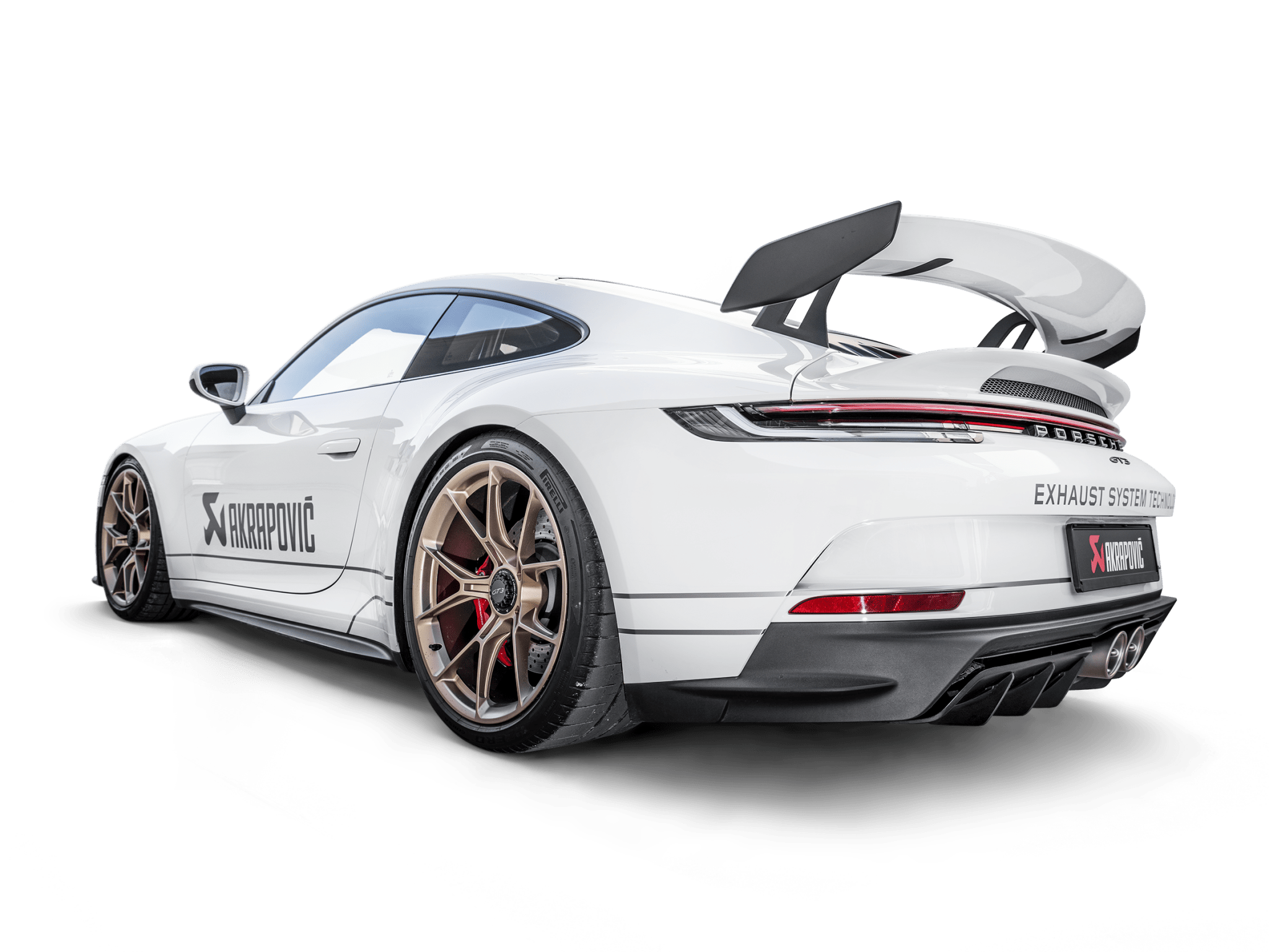Porsche 911 GT3, GT3 Touring, GT3 RS, S & T 992.1 Slip-On Race Line by Akrapovic - AUTOID® - Exhaust System - Akrapovic