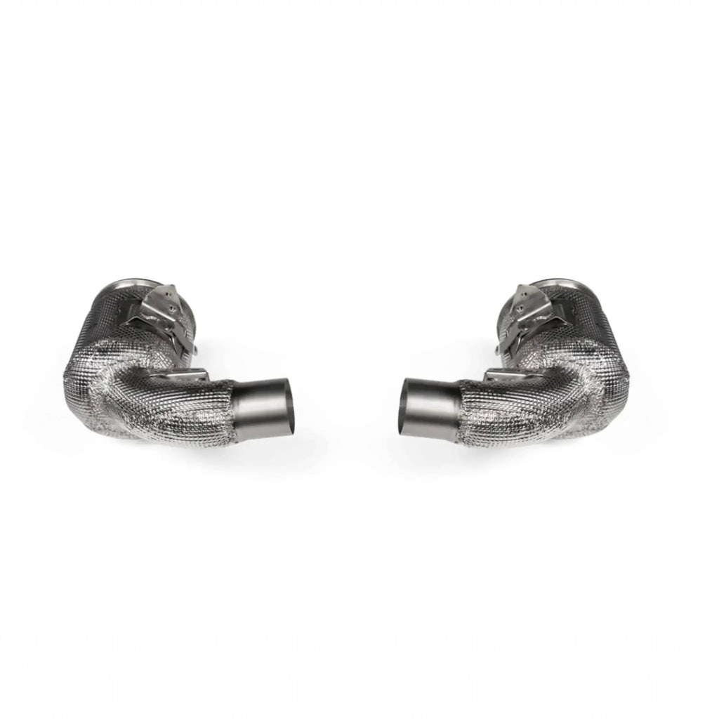Porsche 911 Turbo, Turbo S & Sport Classic 992 Akrapovic Link Pipe Set - AUTOID