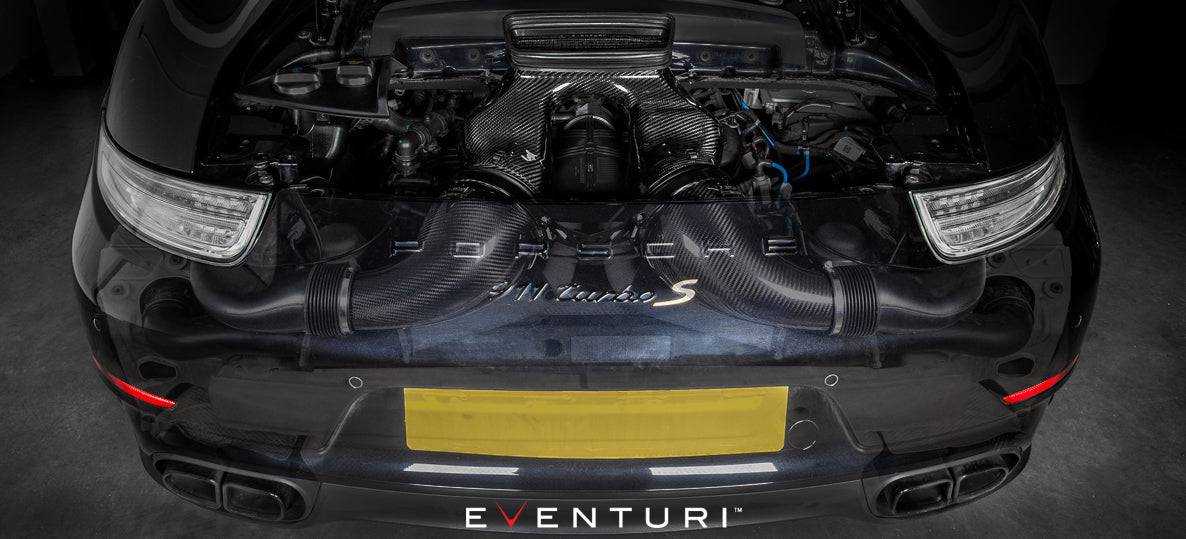 Porsche 991 Turbo Eventuri Carbon Fibre Intake Kit (2018+) - AUTOID - Air Intakes - Eventuri