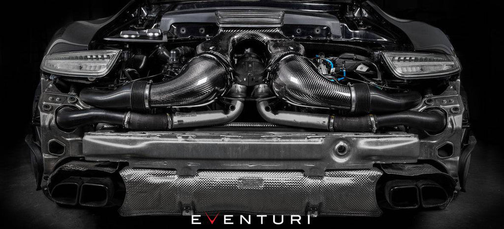 Porsche 991 Turbo Eventuri Carbon Fibre Intake Kit (2018+) - AUTOID® - Air Intakes - Eventuri