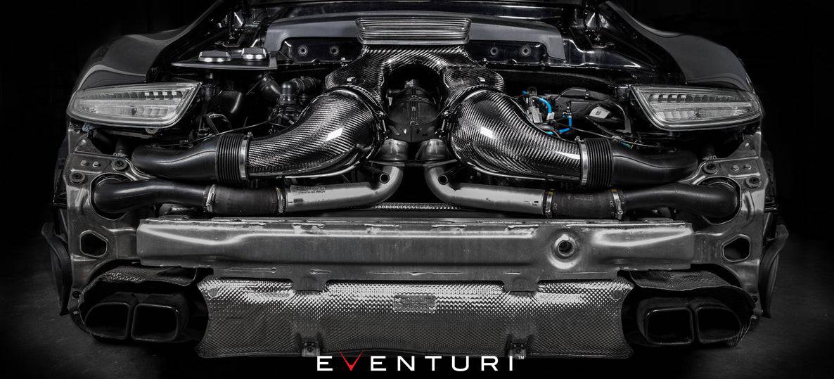 Porsche 991 Turbo Eventuri Carbon Fibre Intake Kit (2018+) - AUTOID® - Air Intakes - Eventuri
