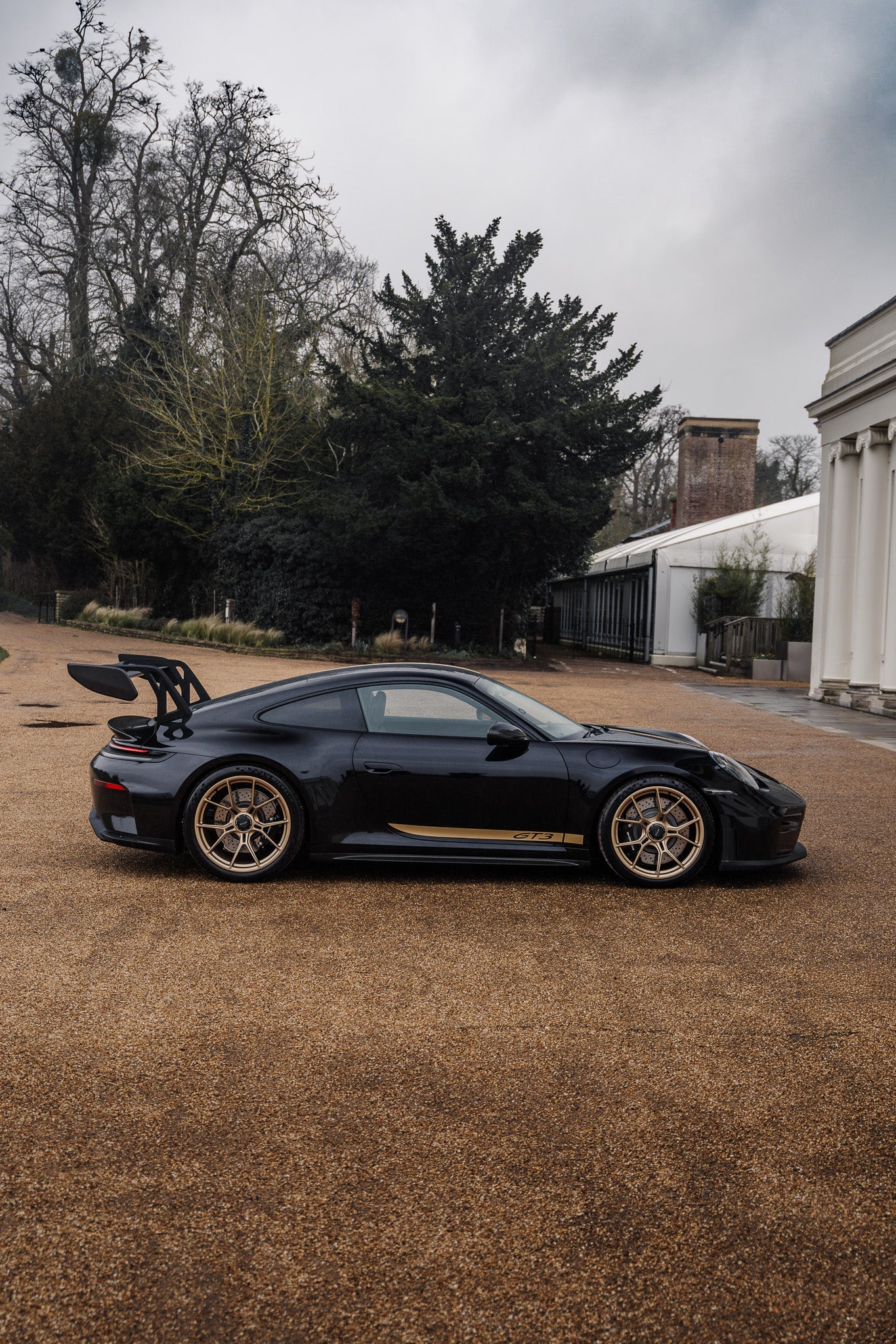 Porsche 992.1 / 992.2 GT3 Pre-Preg Carbon Fibre AT-P Swan Neck Rear Wing by Adro - AUTOID® - Rear Wings - Adro