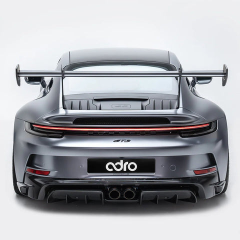 Porsche 992.1 / 992.2 GT3 Pre-Preg Carbon Fibre AT-P Swan Neck Rear Wing by Adro - AUTOID® - Rear Wings - Adro