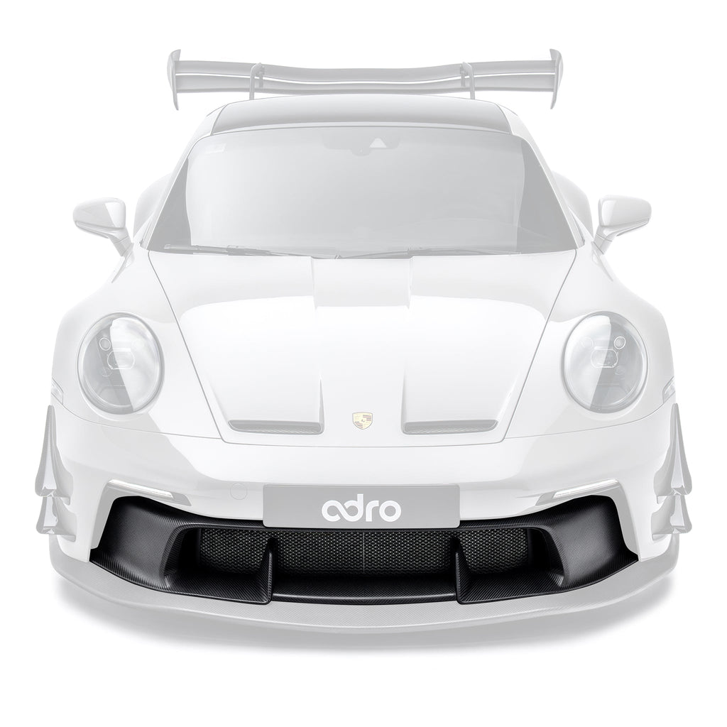 Porsche 992.1 GT3 ARD Prepreg Race Front Intake Panel by Adro - AUTOID® - Front Lips & Splitters - Adro
