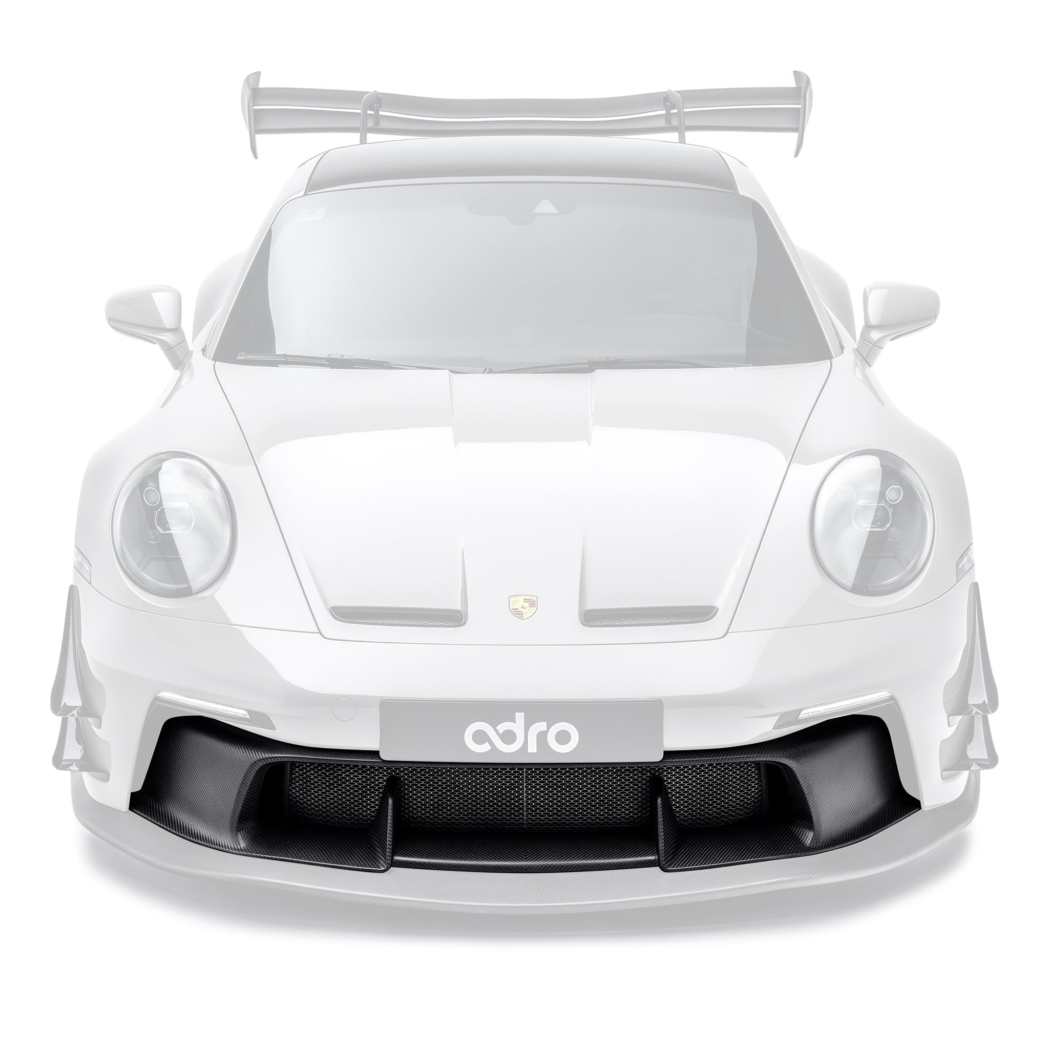 Porsche 992.1 GT3 ARD Prepreg Race Front Intake Panel by Adro - AUTOID® - Front Lips & Splitters - Adro