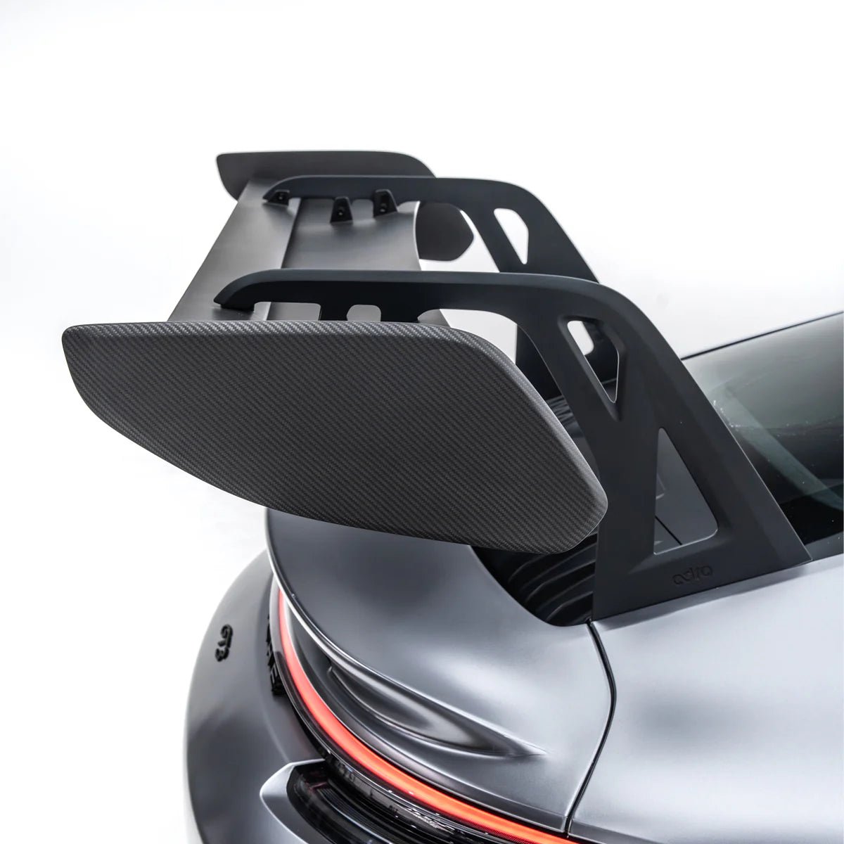 Porsche 992.1 GT3 Pre - Preg Carbon Fibre AT - P Swan Neck Rear Wing by Adro - AUTOID - Rear Wings - Adro