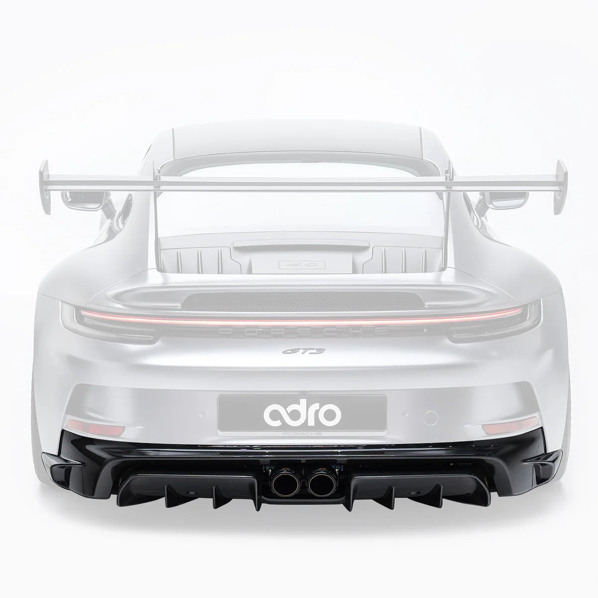 Porsche 992.1 GT3 Pre-Preg Carbon Fibre Rear Apron Panel by Adro - AUTOID® - Rear Diffusers - Adro