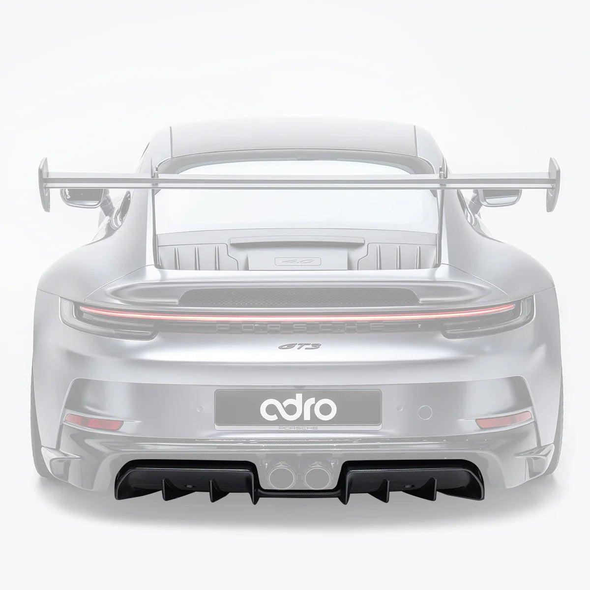 Porsche 992.1 GT3 Pre - Preg Carbon Fibre Rear Diffuser by Adro - AUTOID - Rear Diffusers - Adro