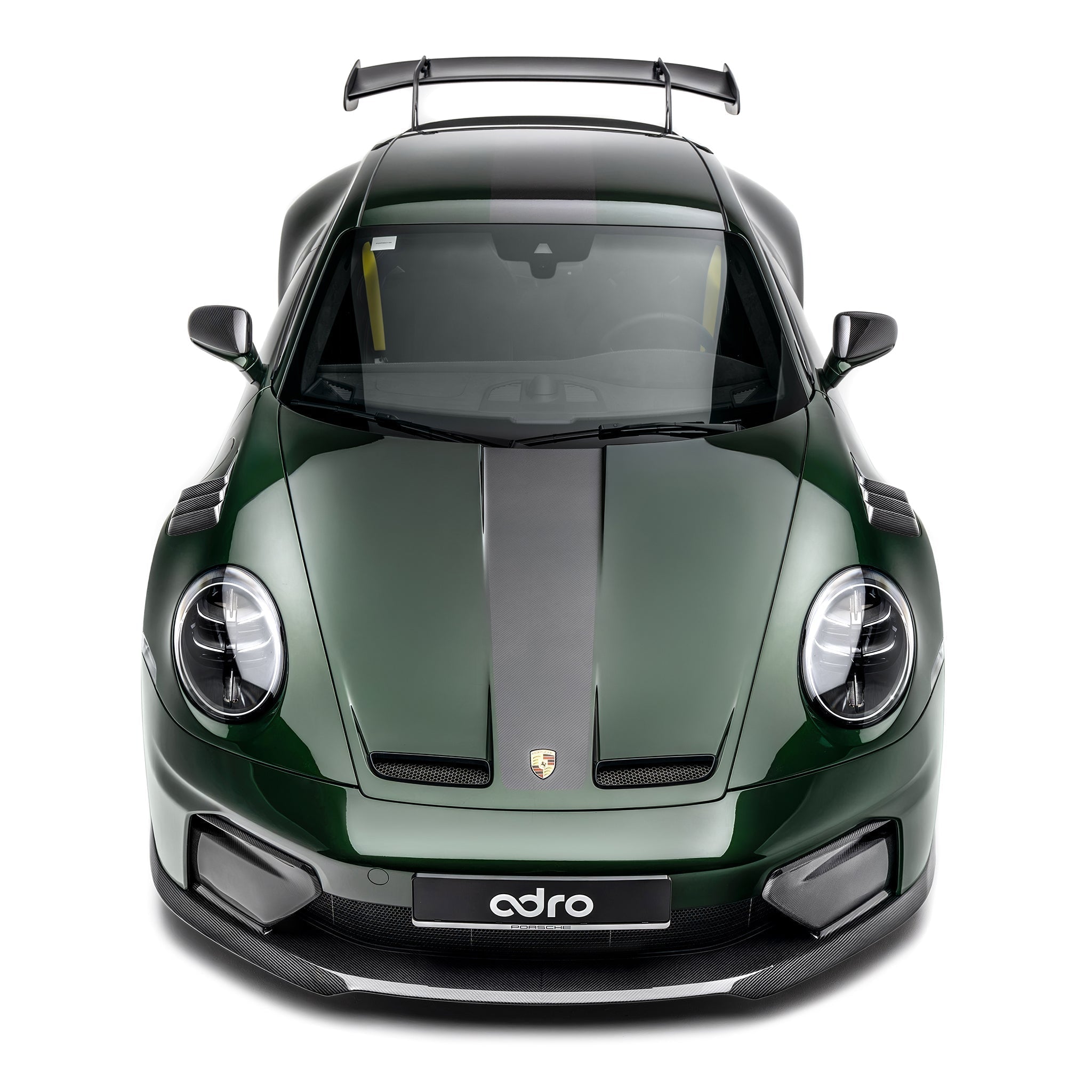 Porsche 992.2 GT3 Prepreg Carbon Fibre Front Lip by Adro - AUTOID® - Front Lips & Splitters - Adro