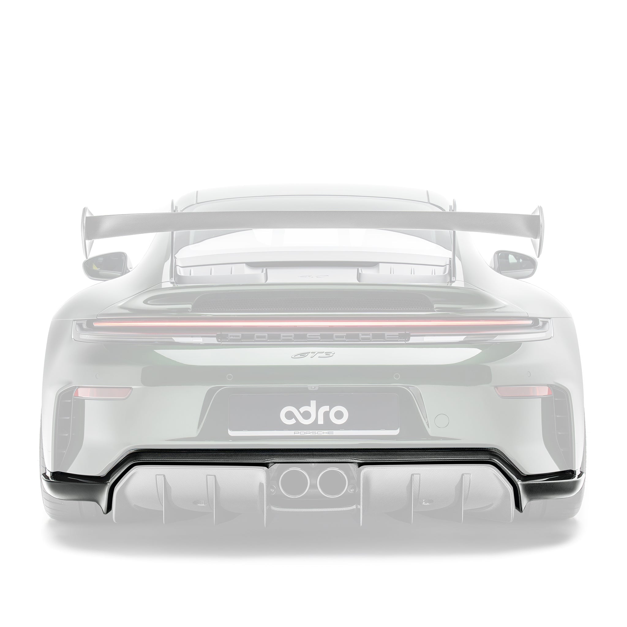 Porsche 992.2 GT3 Prepreg Carbon Fibre Rear Apron Panel by Adro - AUTOID® - Rear Diffusers - Adro