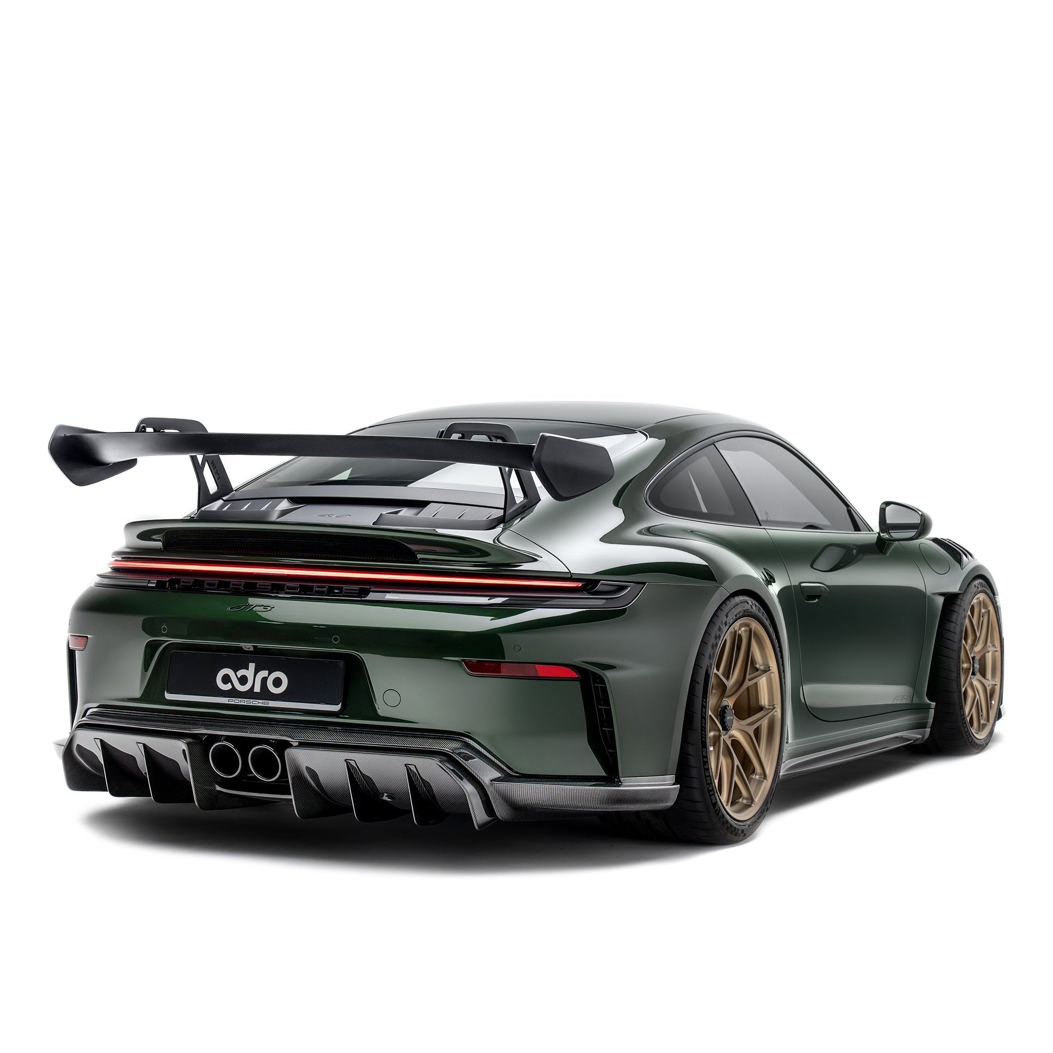 Porsche 992.2 GT3 Prepreg Carbon Fibre Rear Apron Panel by Adro - AUTOID® - Rear Diffusers - Adro
