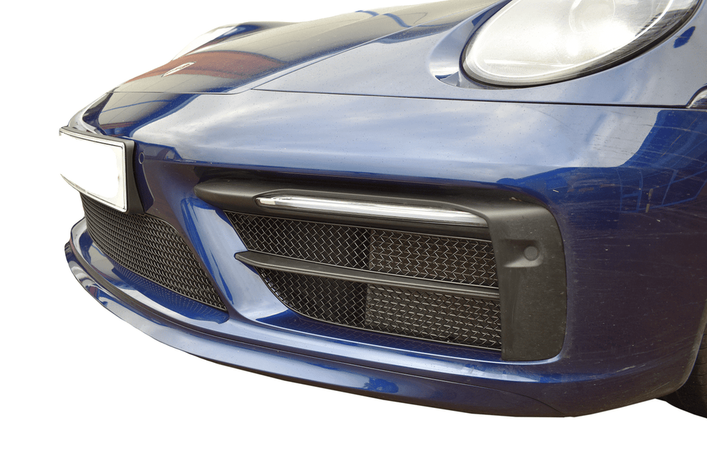 Porsche Carrera (Sport Design Package) Front Protective Mesh Set by Zunsport (2018+) - AUTOID - Front Grille - Zunsport