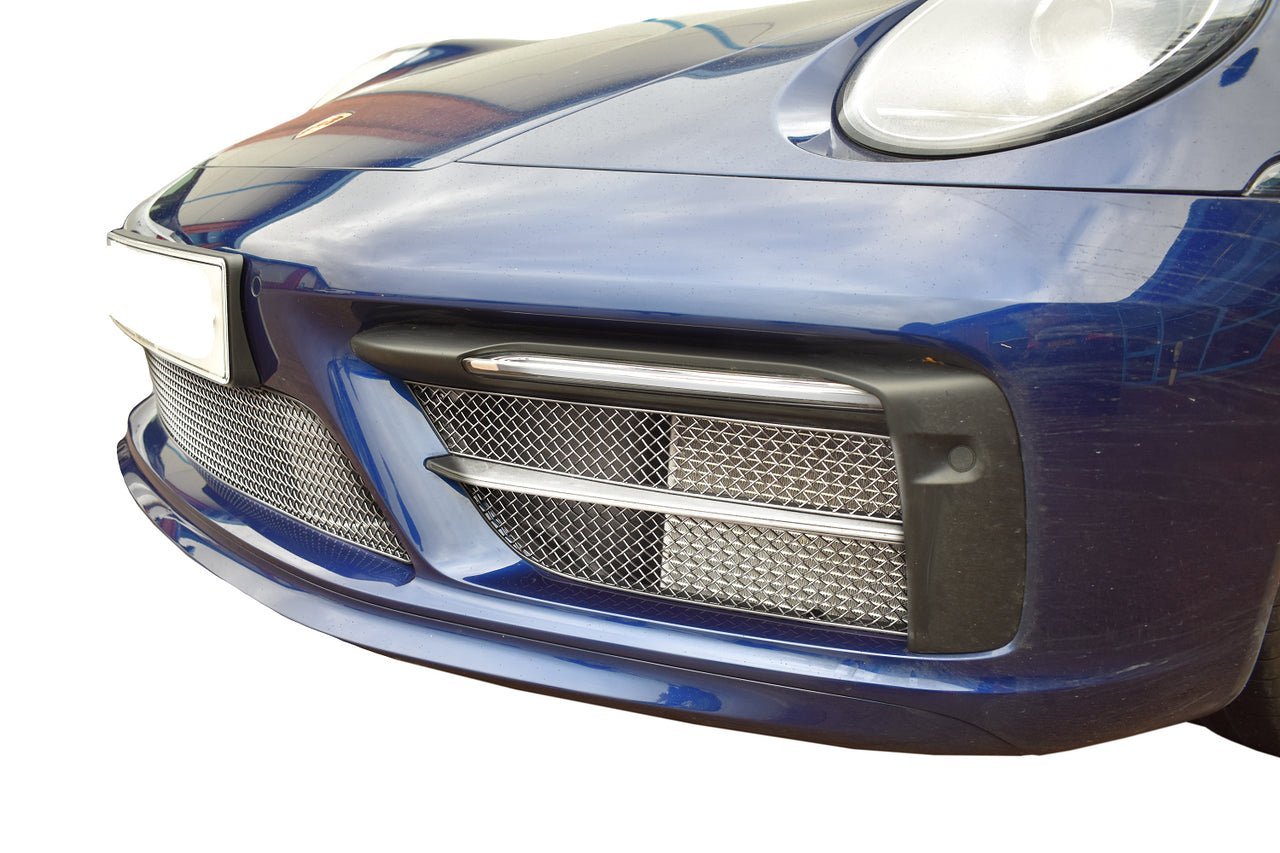 Porsche Carrera (Sport Design Package) Front Protective Mesh Set by Zunsport (2018+) - AUTOID® - Front Grille - Zunsport