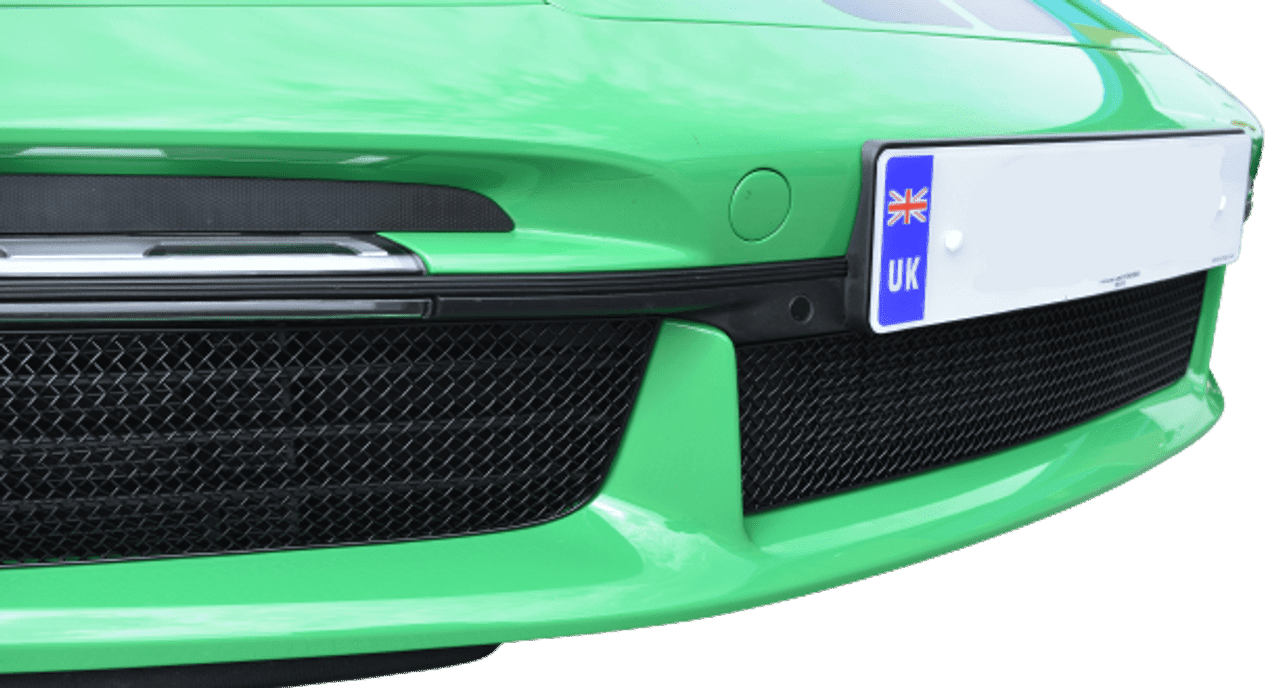 Porsche Carrera Turbo / S 992 Front Protective Mesh Set by Zunsport (2020+) - AUTOID® - Front Grille - Zunsport