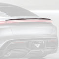 Porsche Taycan Turbo & Turbo S Carbon Fibre Decklid Rear Spoiler by Vorsteiner (2021+) - AUTOID - Rear Diffusers - Vorsteiner