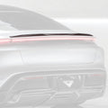 Porsche Taycan Turbo & Turbo S Carbon Fibre Decklid Rear Spoiler by Vorsteiner (2021+) - AUTOID® - Rear Diffusers - Vorsteiner