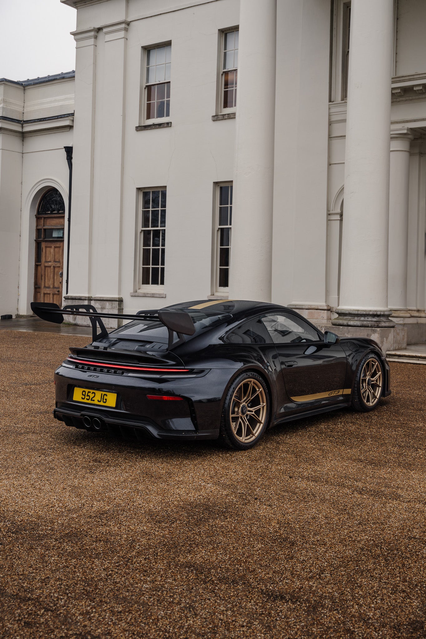 Adro Porsche 992.1 / 992.2 GT3 Pre-Preg Carbon Fibre AT-P Swan Neck Rear Wing by Adro  Rear Wings  AUTOID®  