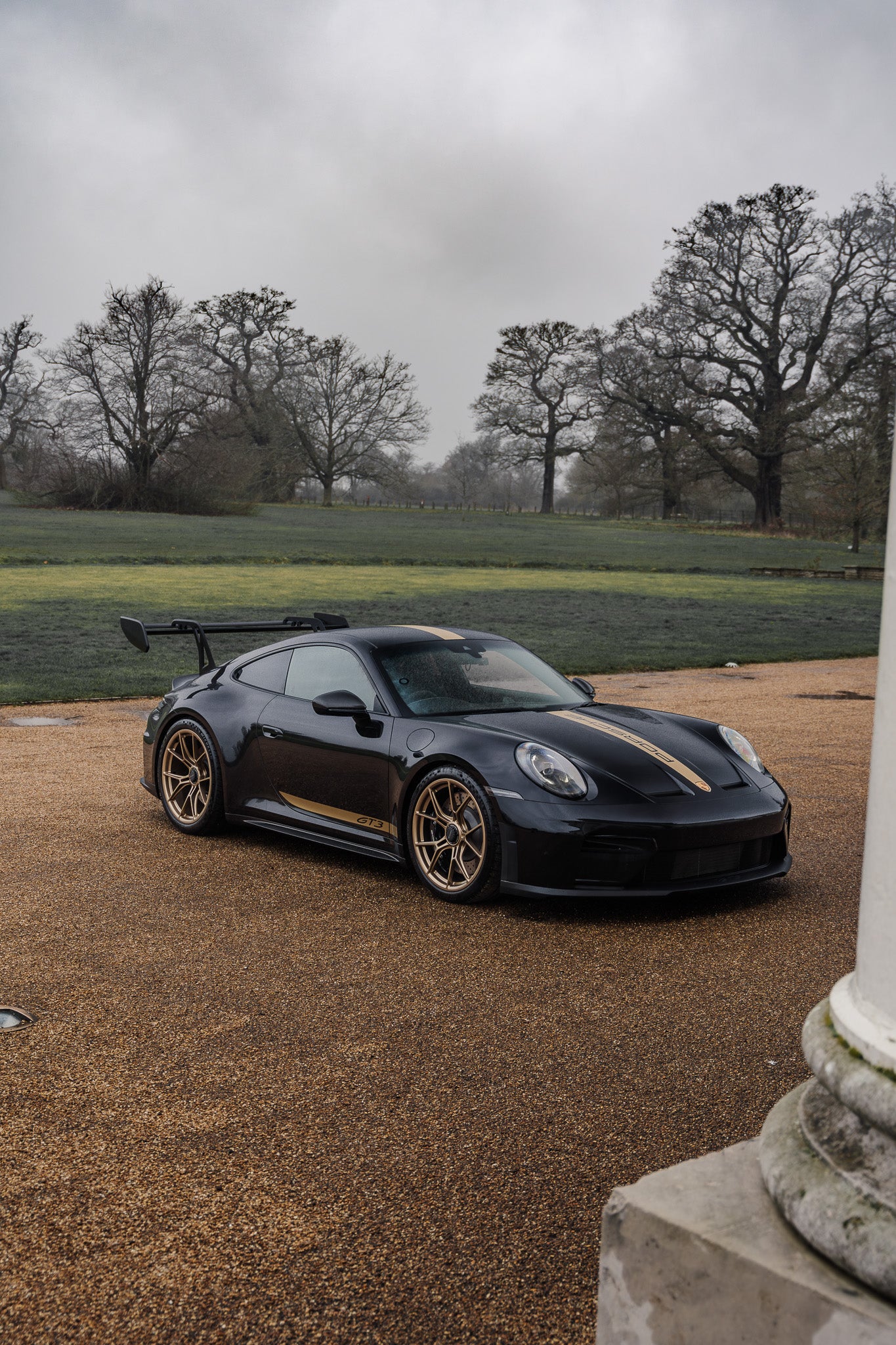 Adro Porsche 992.1 / 992.2 GT3 Pre-Preg Carbon Fibre AT-P Swan Neck Rear Wing by Adro  Rear Wings  AUTOID®  