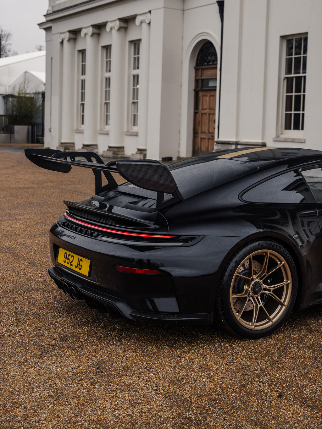 Adro Porsche 992.1 / 992.2 GT3 Pre-Preg Carbon Fibre AT-P Swan Neck Rear Wing by Adro  Rear Wings  AUTOID®  