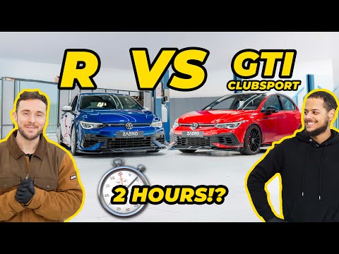 VW Golf GTI Clubsport & Golf R Mk8 EVO-1 Gloss Black Rear Spoiler by ZAERO (2020+)