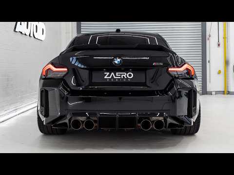 BMW M2 G87 EVO-S Gloss Black Front Lip by ZAERO (2023+)