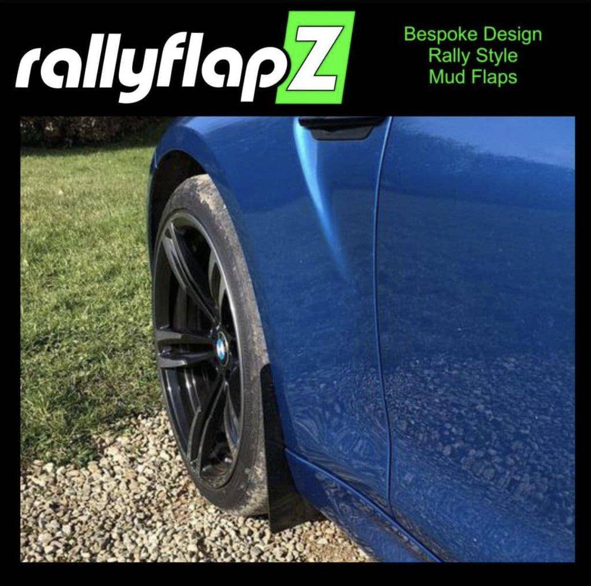 RallyFlapz Black Mudflaps for BMW M2 & M2 Competition (2015 - 2021, F87) - AUTOID - Arch Guards & Flaps - RallyFlapz