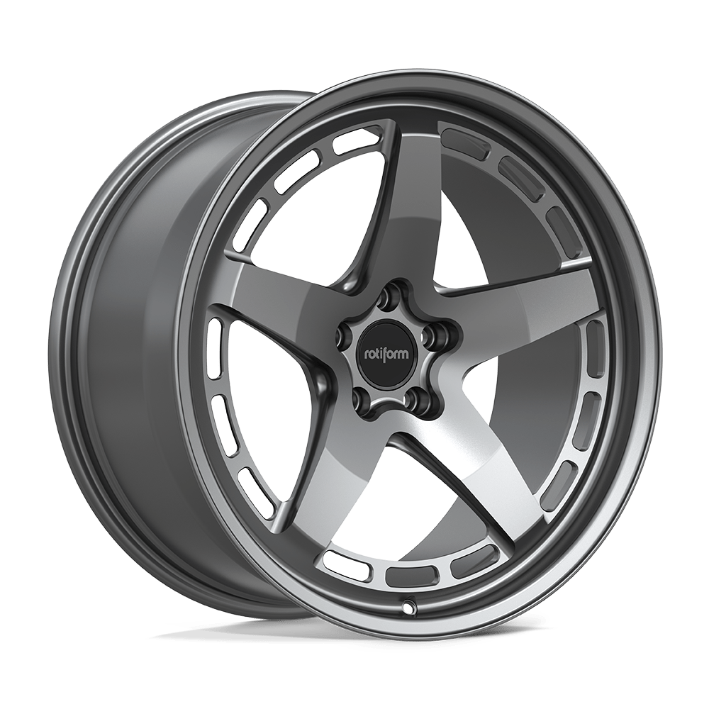 WGR-S Forged Monoblock Satin Gunmetal Alloy Wheels by Rotiform