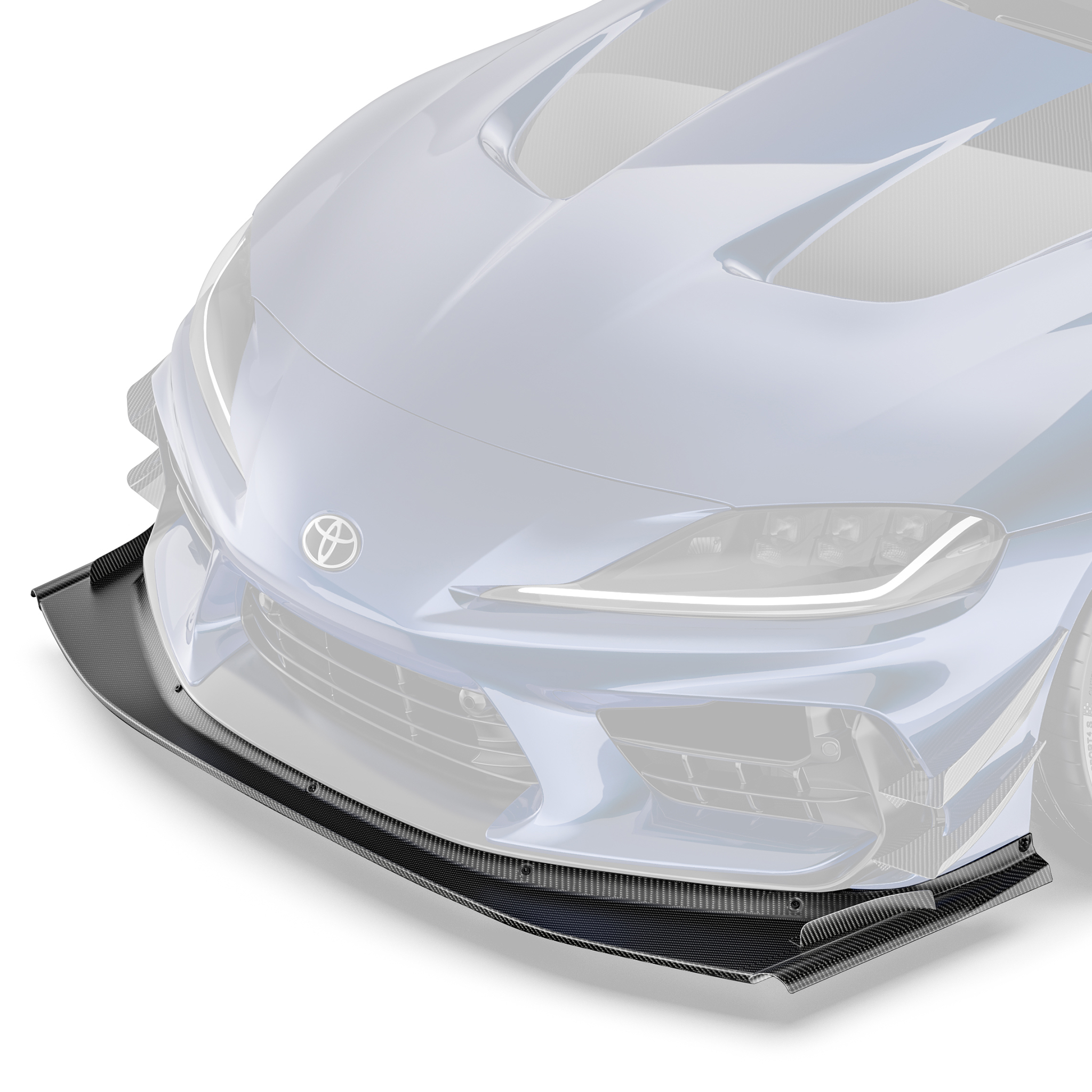 Toyota GR Supra ARD Prepreg Race Splitter (Adro Bumper) by Adro - AUTOID® - Front Lips & Splitters - Adro